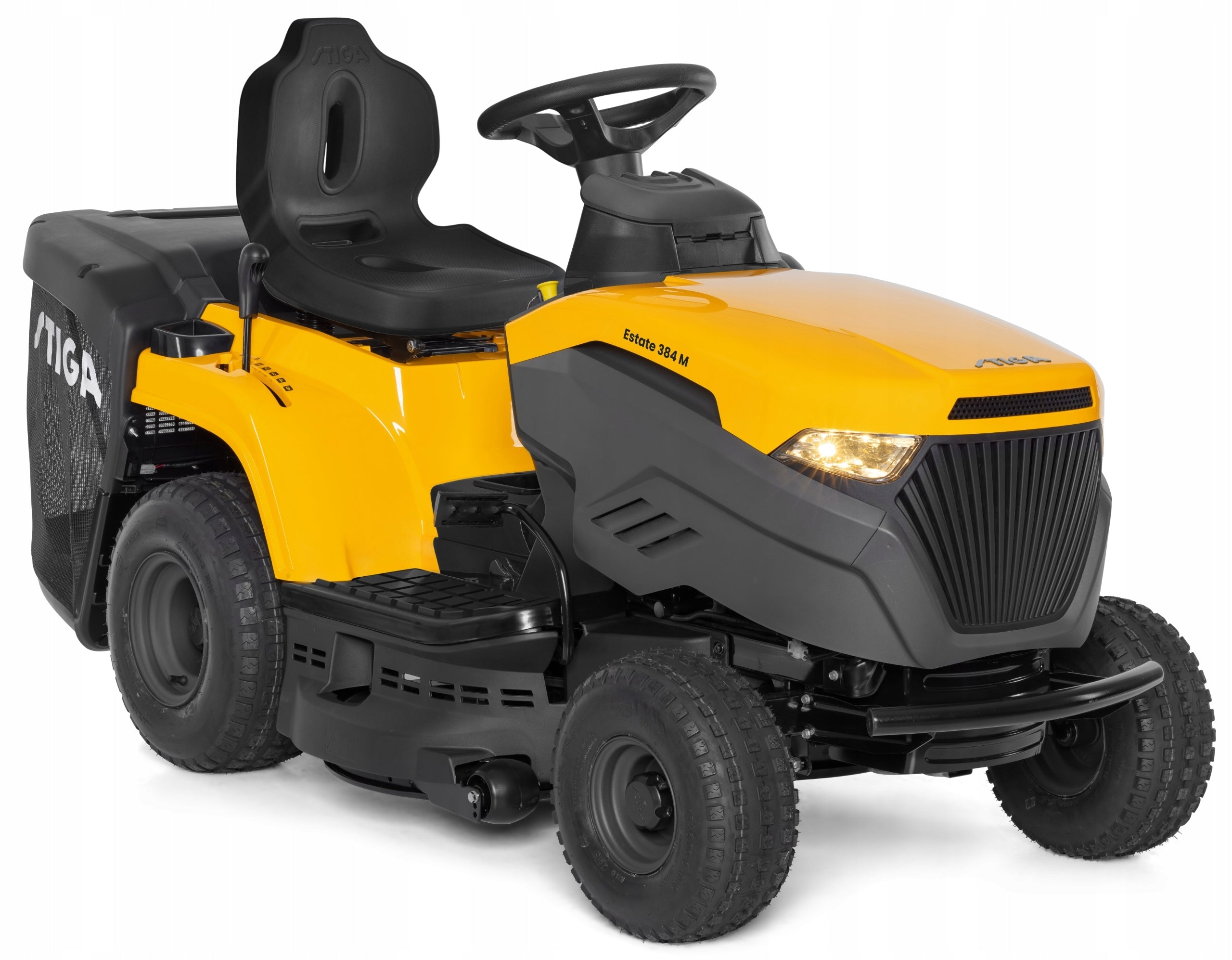 STIGA Garden Tractor Estate 384 M Manual 5P+1T MAX 14 HP 84 cm Set Series Traktorek ogrodowy STIGA ESTATE 384 M