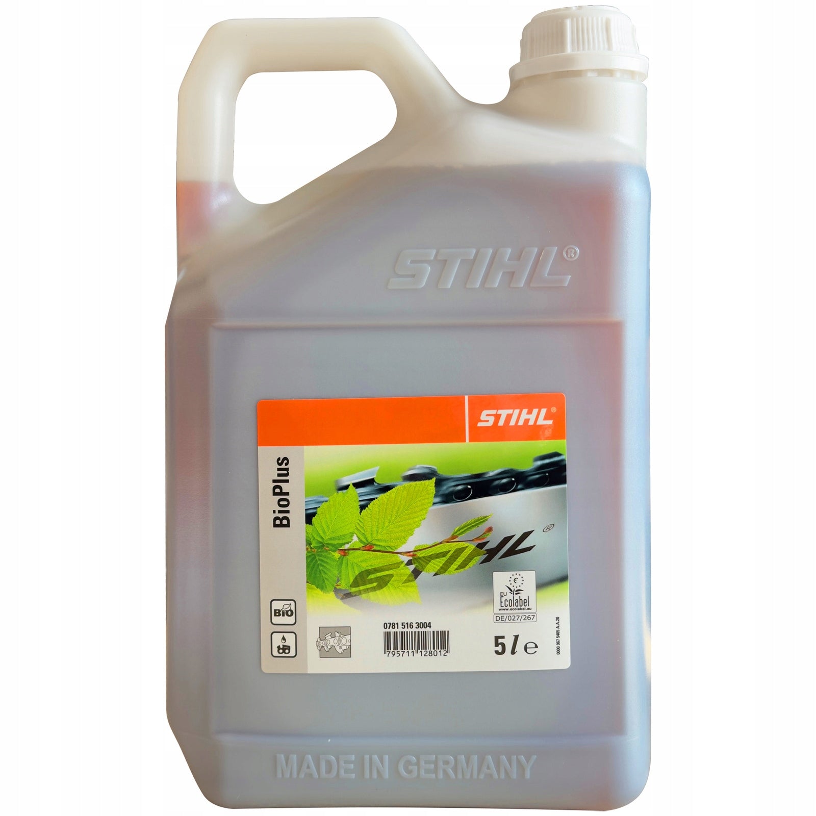 STIHL BIOPLUS 5L OIL FOR LUBRICATING THE GUIDE CHAIN Brand Stihl