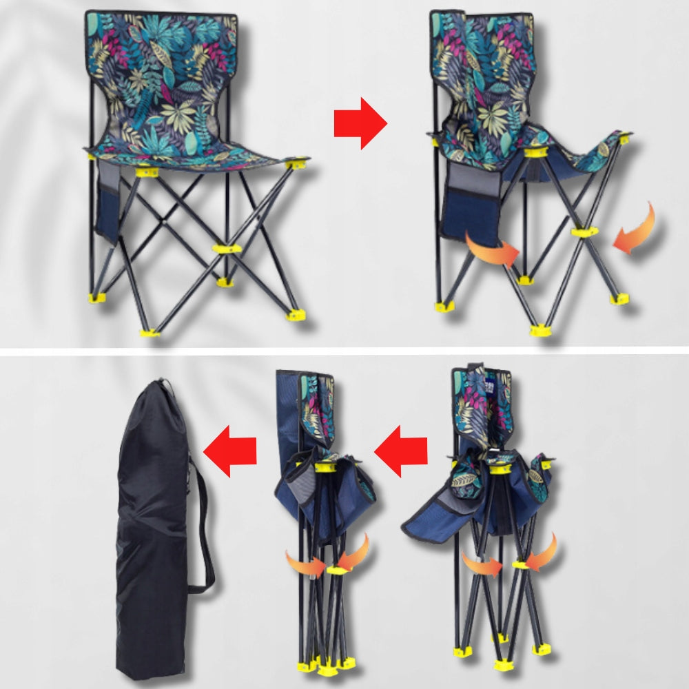STOOL CHAIR FOLDING FISHING CAMPING STRONG Packaging status original