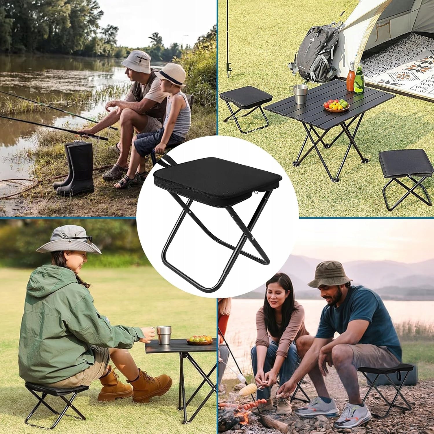 STOOL TOURIST STOOL FISHING CHAIR FOLDING LIGHTWEIGHT Manufacturer code atswa02zgz