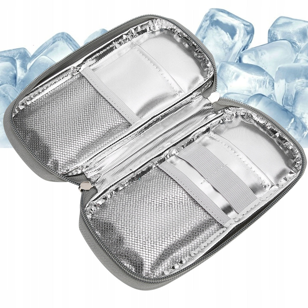 STORAGE BAG FOR REFRIGERATED INSULIN 21X11,5X3 CM GREEN