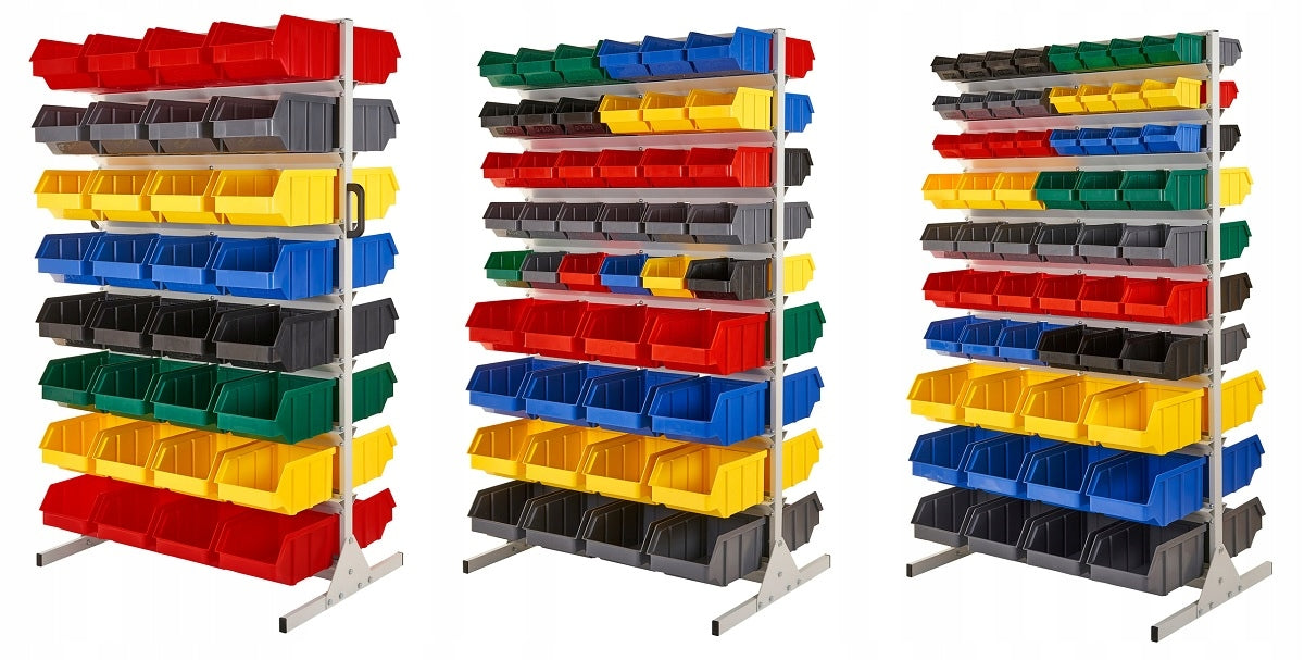 STORAGE CONTAINER 400x300x120 BLACK Height (highest product) 12 mm