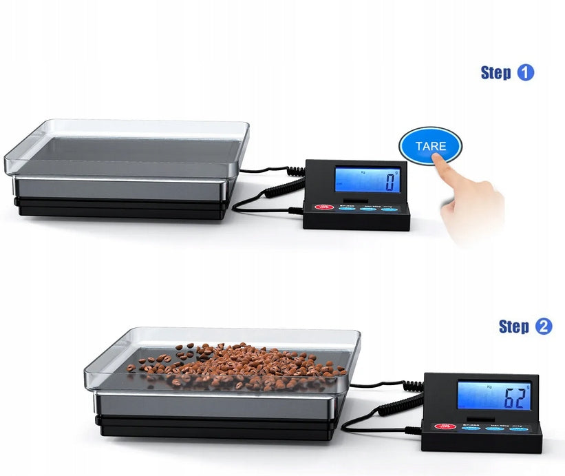 STORAGE POSTAL SCALE FOR RESIN 50kg 1g metal platform ( 50kg 2g ) Packaging status original