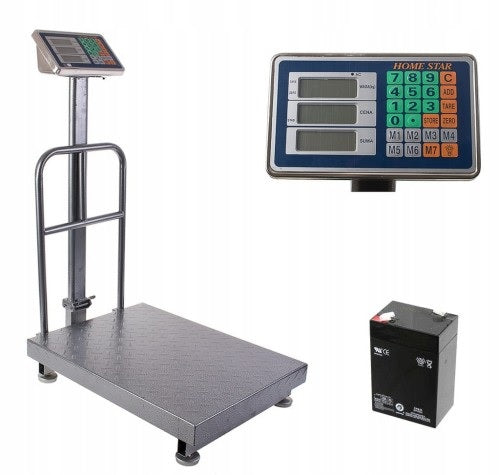 STORAGE SCALE 300 KG WITH SHOP BAG BACKREST 50x40CM FROM 10G AKU LCD EAN (GTIN) 5907426663046