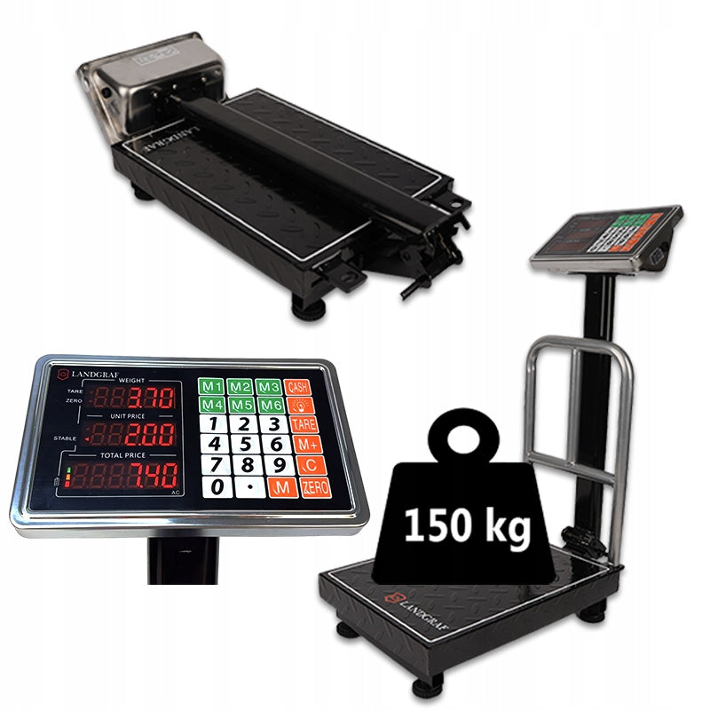 STORAGE SCALE ELECTRONIC LCD 150kg