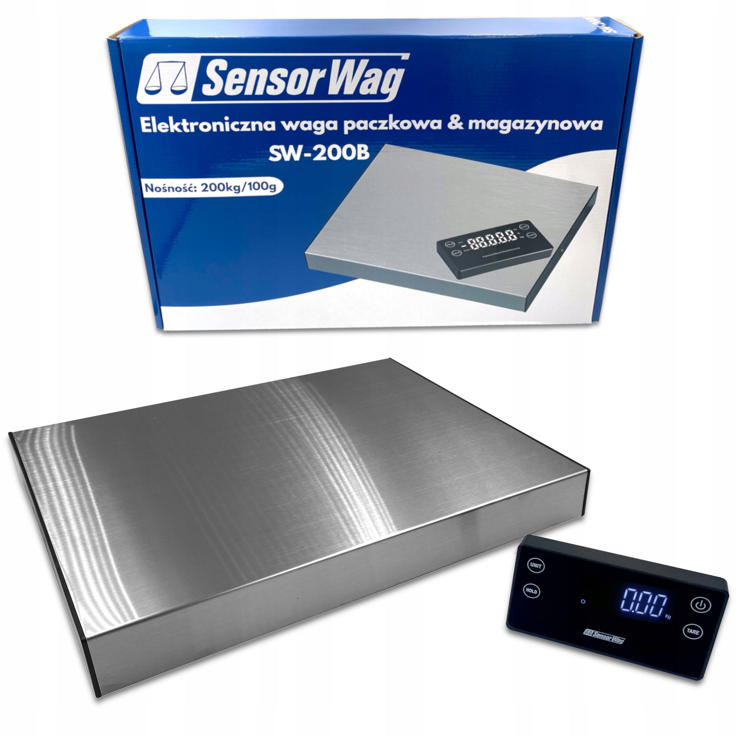 STORAGE SCALE FOR PACKAGES UP TO 200kg 29X35CM WIRELESS PLATFORM