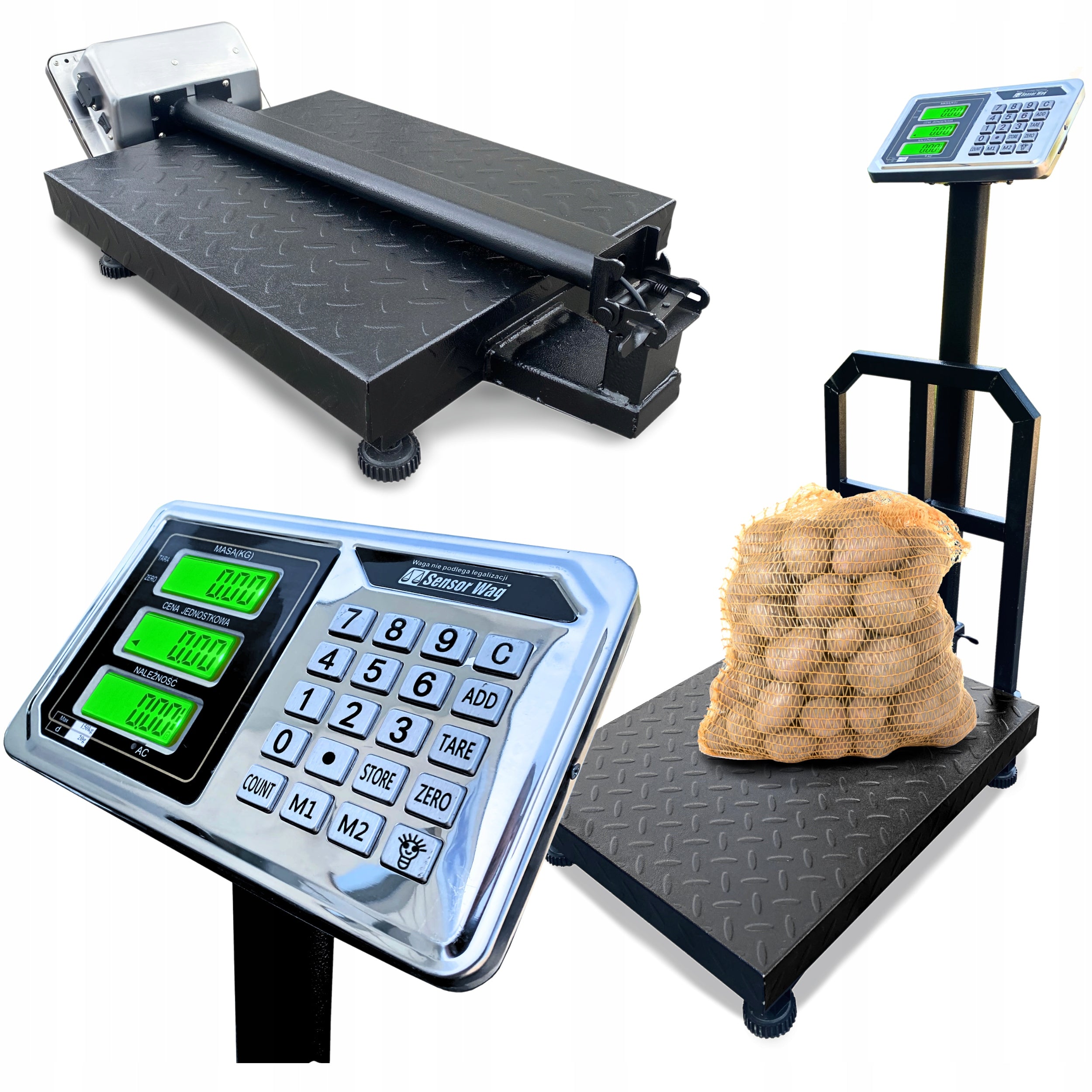 STORAGE SCALE UP TO 150kg 40X50CM WITH ELECTRONIC PLATFORM BACKREST