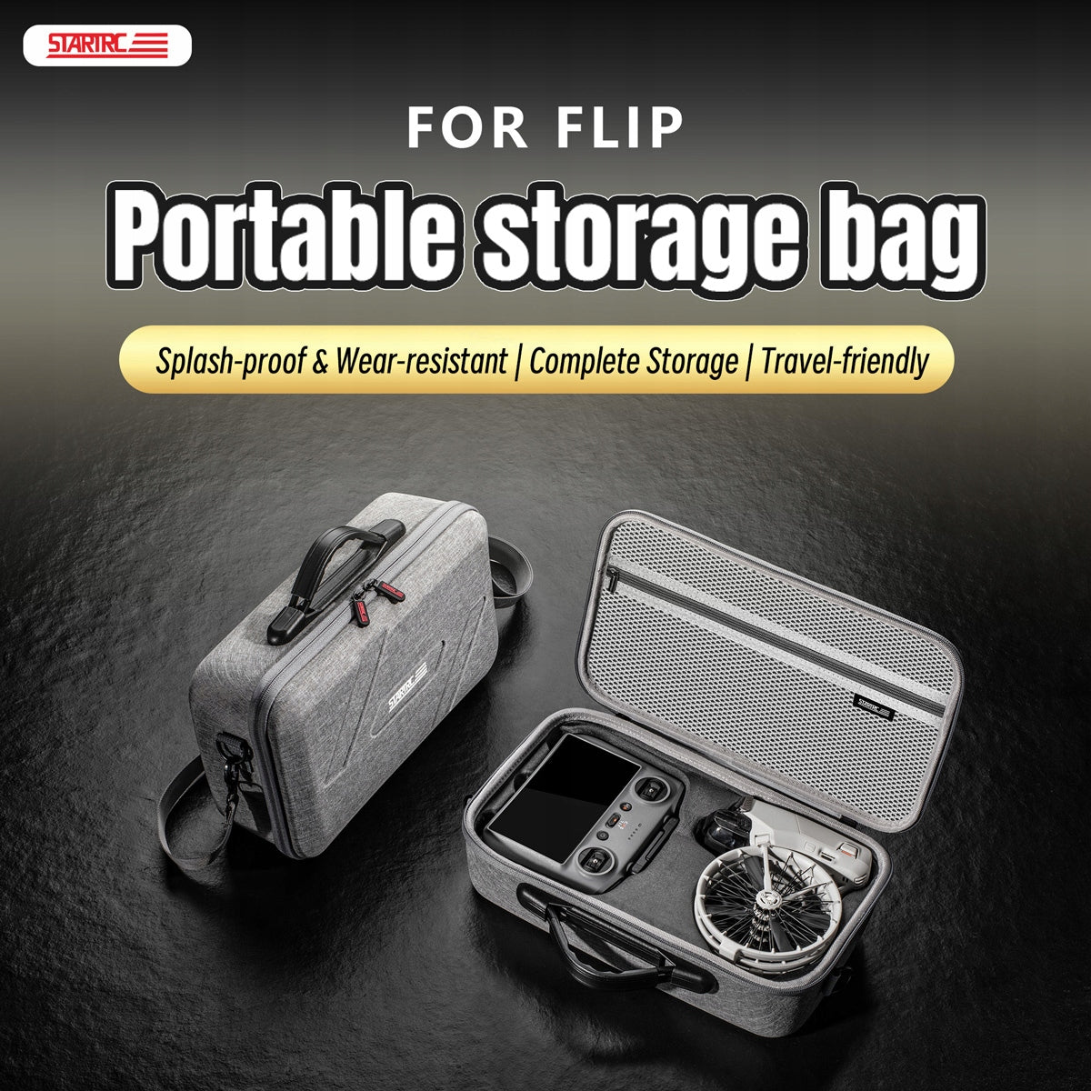 STORAGE SHOULDER BAG FOR DJI FLIP WITH CARRYING CASE WITH RC 2/N3 REMOTE Manufacturer code 12200080