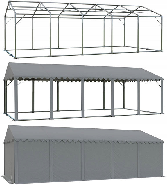 STORAGE TENT tent hall 5x10m Number of side walls 5