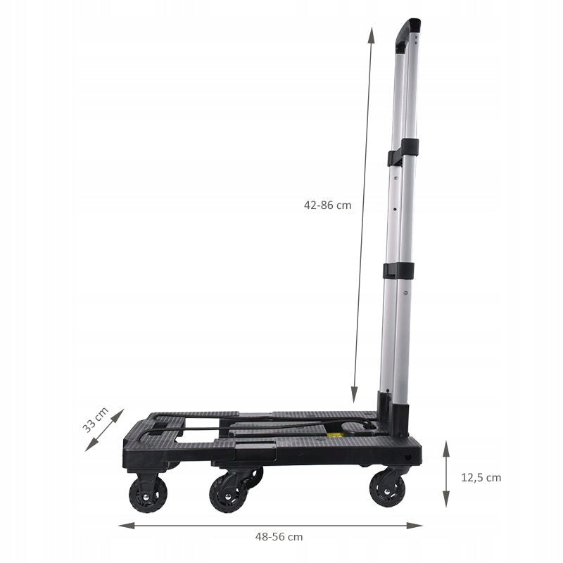 STORAGE TRANSPORT TROLLEY 6 WHEELS GARDEN FREIGHT FOLDING CABLES Brand no brand