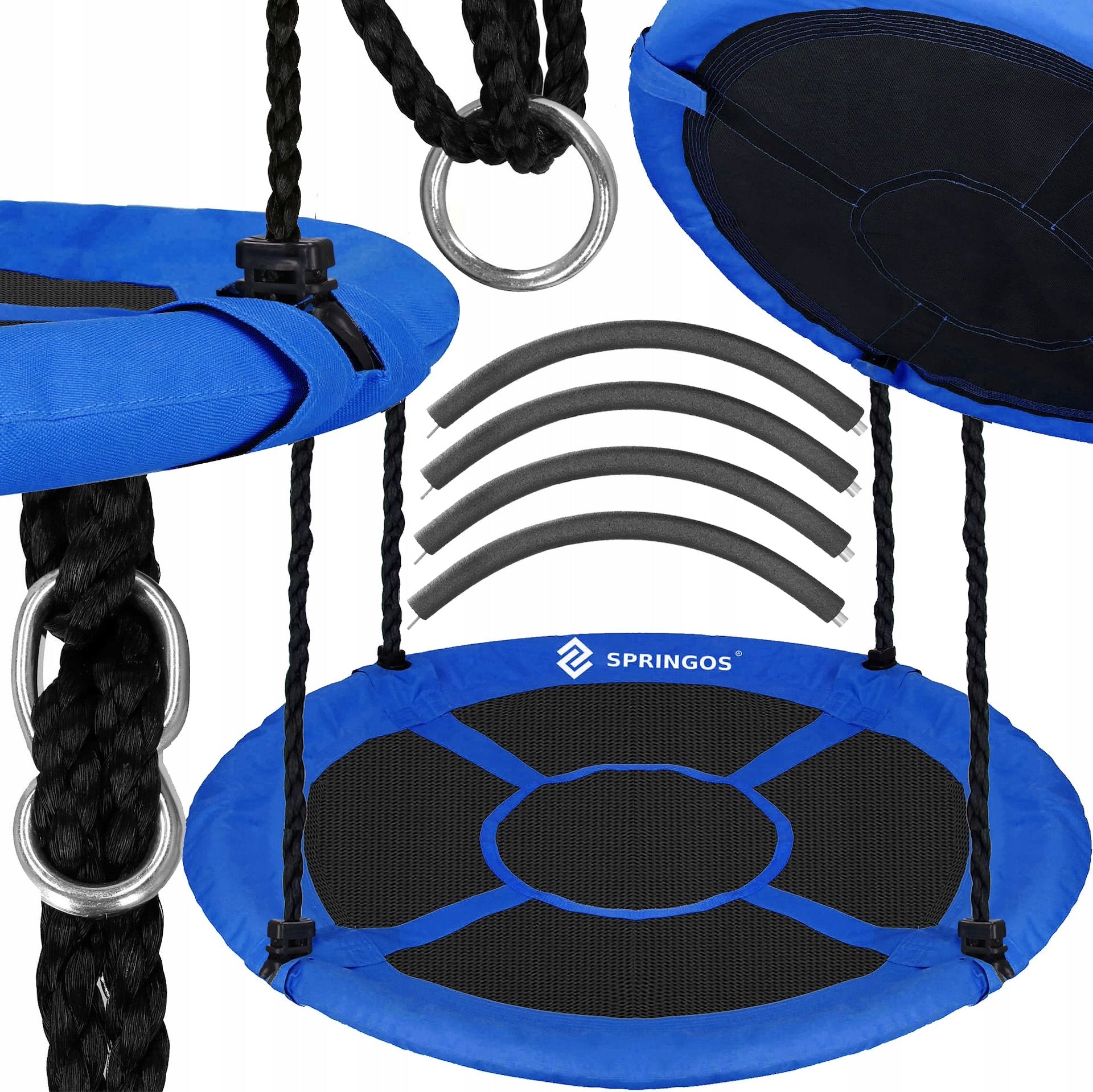 STORK NEST GARDEN SWING FOR CHILDREN 110cm LARGE STRONG 150kg XXL Packaging status original