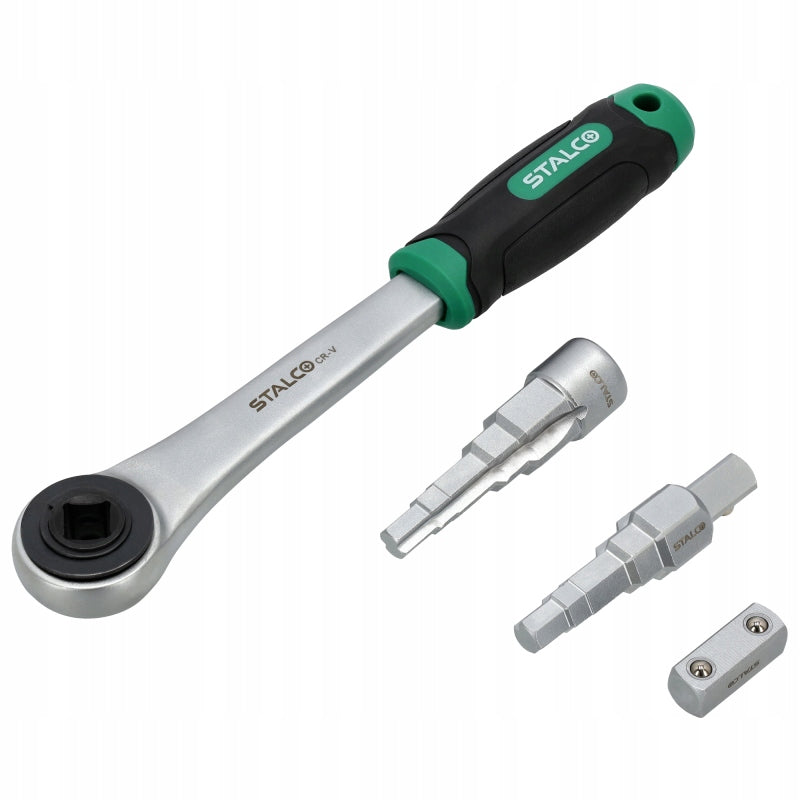 STORM WRENCHES M,F + SCREW RATCHET + ADAPTER 1/2'' S-56268 STALCO