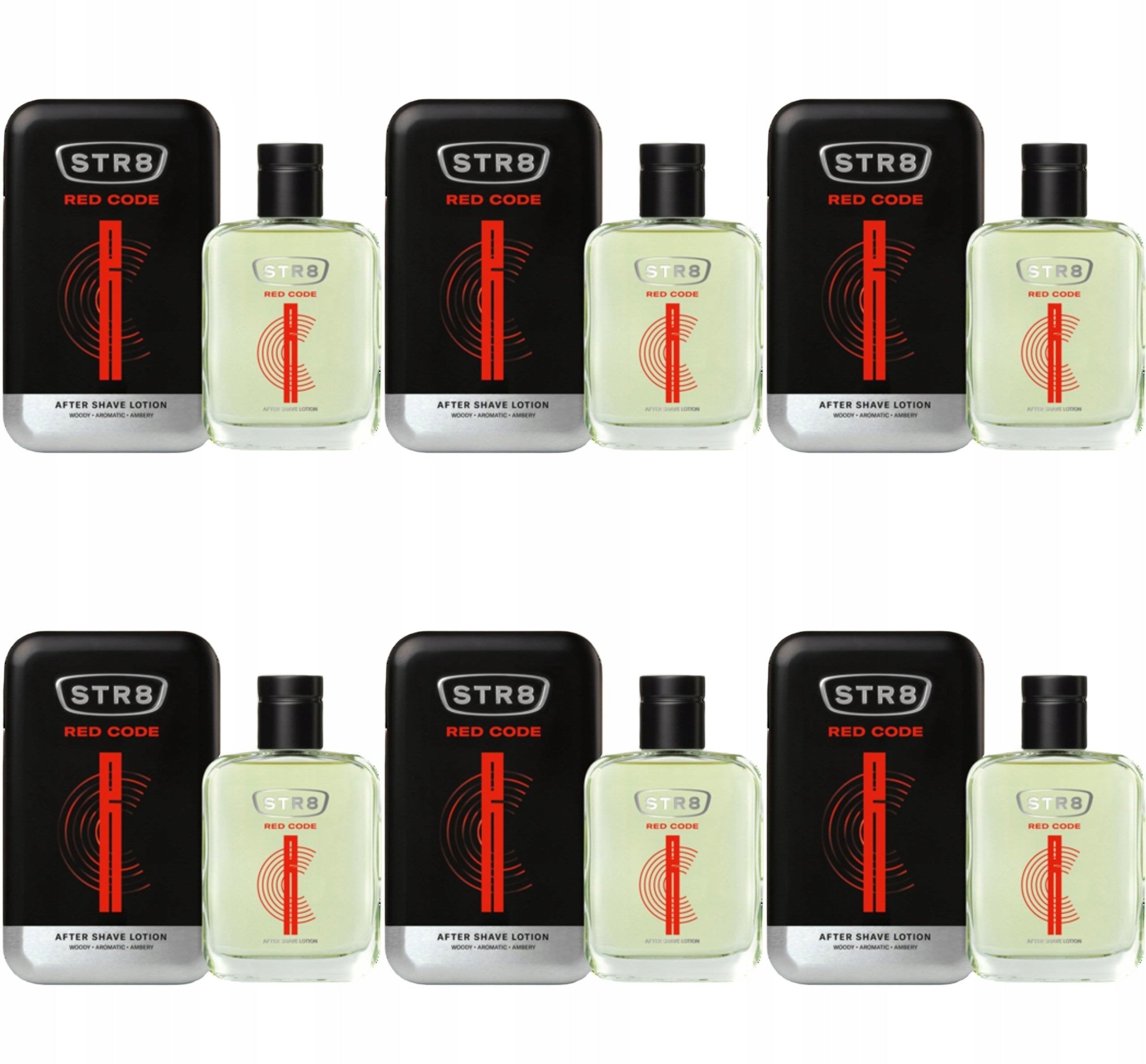 STR8 aftershave 100ml Red Code X6