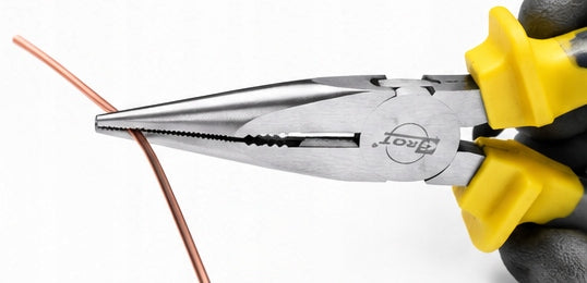 STRAIGHT ELONGATED PLIERS 160MM STEEL G-400-0004 GROT Length 99 mm