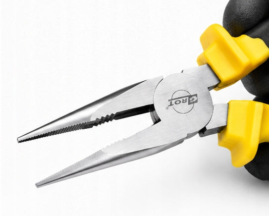 STRAIGHT ELONGATED PLIERS 160MM STEEL G-400-0004 GROT Product weight with unit packaging 0.2 kg