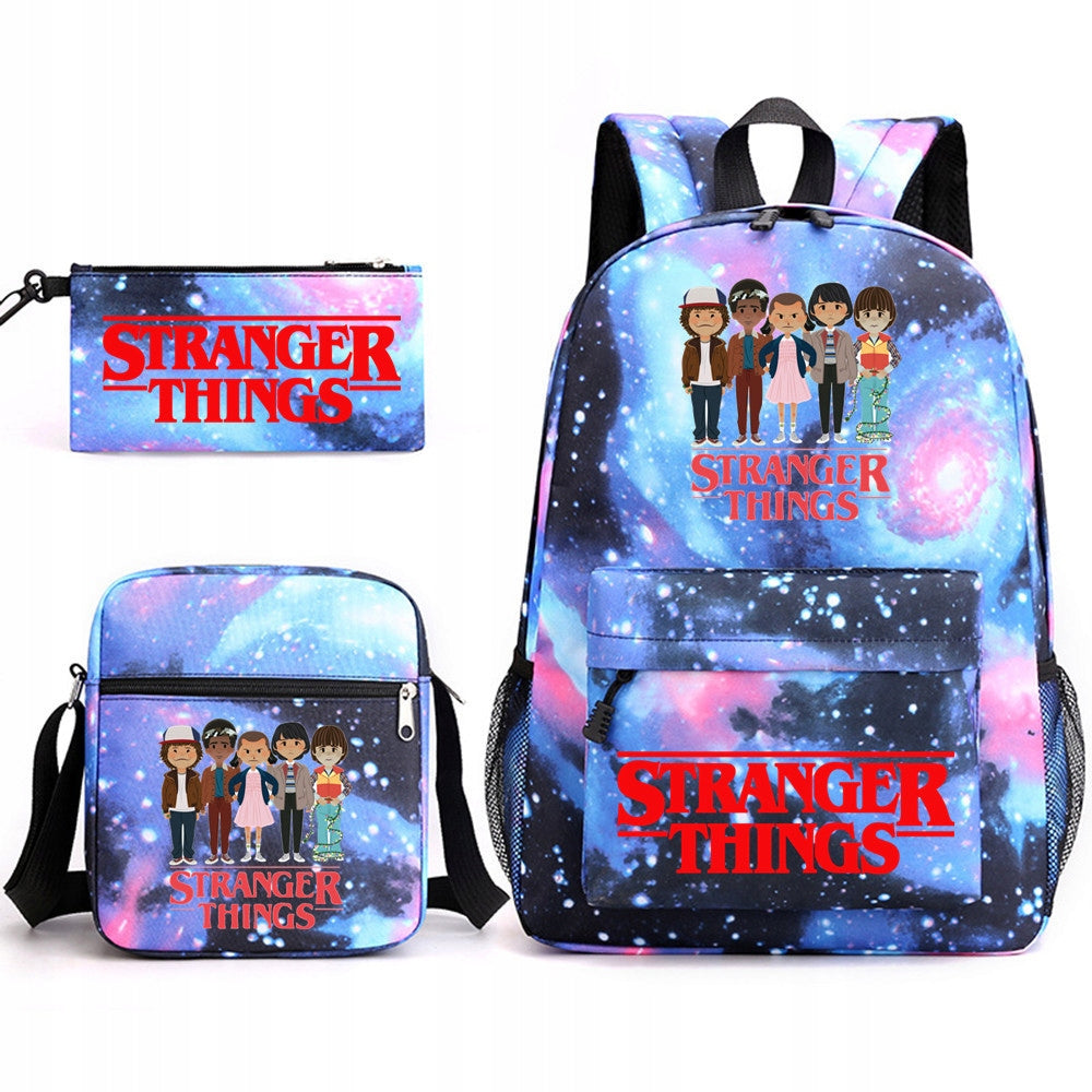STRANGER THINGS SCHOOL SET BACKPACK BAG PENCIL CASE high quality Brand no brand