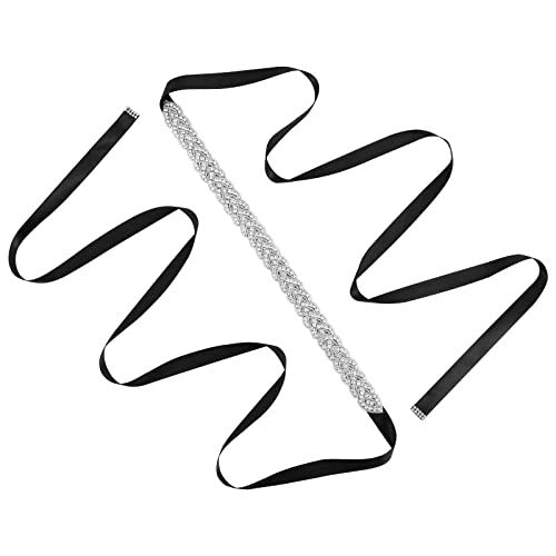 STRASS WEDDING STRAP BLACK CRYSTAL FOR BRIDESMAID FOR WEDding BALL Brand no brand