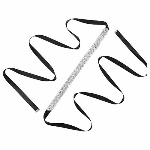 STRASS WEDDING STRAP BLACK CRYSTAL FOR BRIDESMAID FOR WEDding BALL