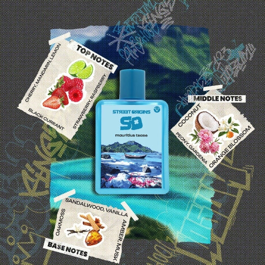 STREET ORIGINS MAURITUS TEASE VENUS 75ML unisex eau de parfum Brand Street Origins
