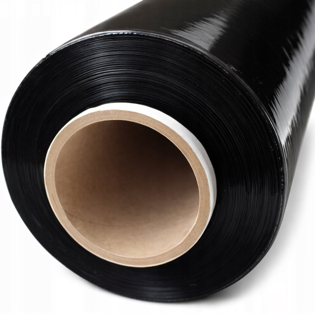 STRETCH FILM BLACK 3KG STRETCH BLACK 3 KG ROLL STRONG COVERING PREMIUM