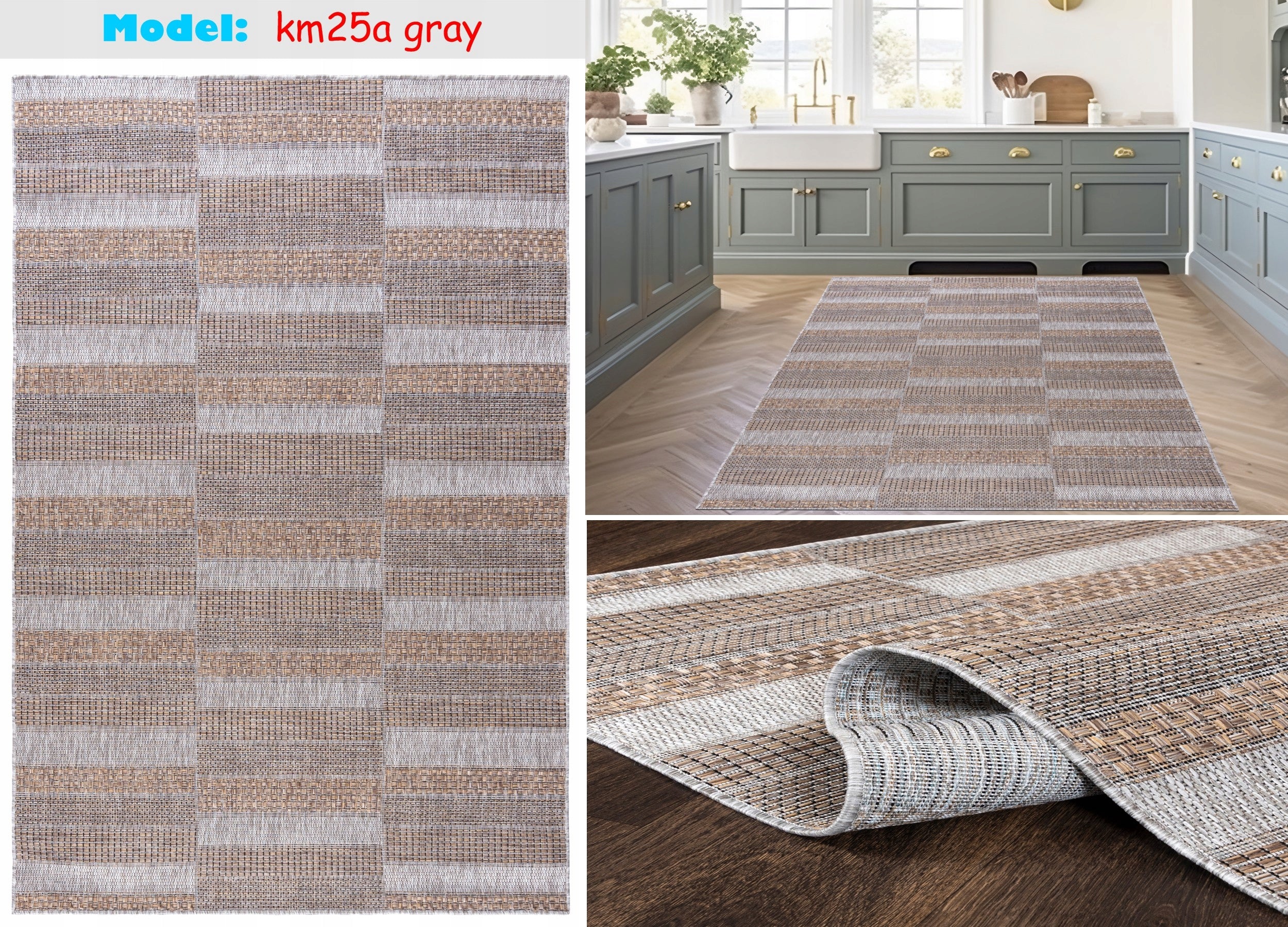 STRING CARPET 160x230 FLAT WOVEN SISAL DURABLE Universal Kitchen Terrace Brand Chemex