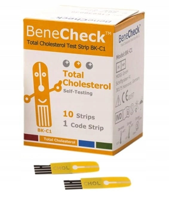 STRIPS PEMPA 3IN1 BENECHECK GLUCOSE METER FOR CHOLESTEROL LEVELS Packaging status original