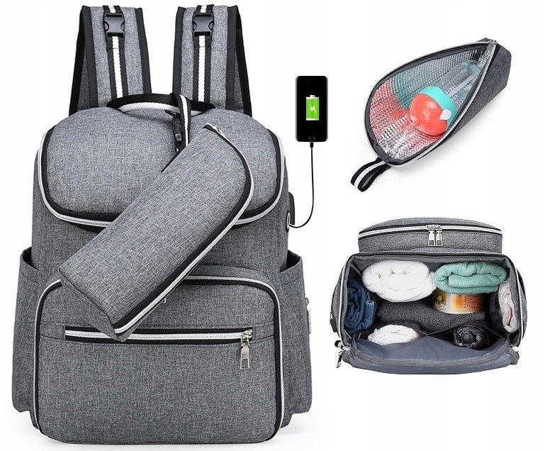 STROLLER BAG TRAVEL BACKPACK USB FOR MOM