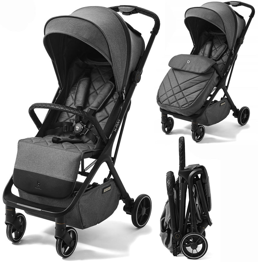 STROLLER FUTURE DESIGN X-RAY MOSQUITO NET FILM STEEL GRAPHITE