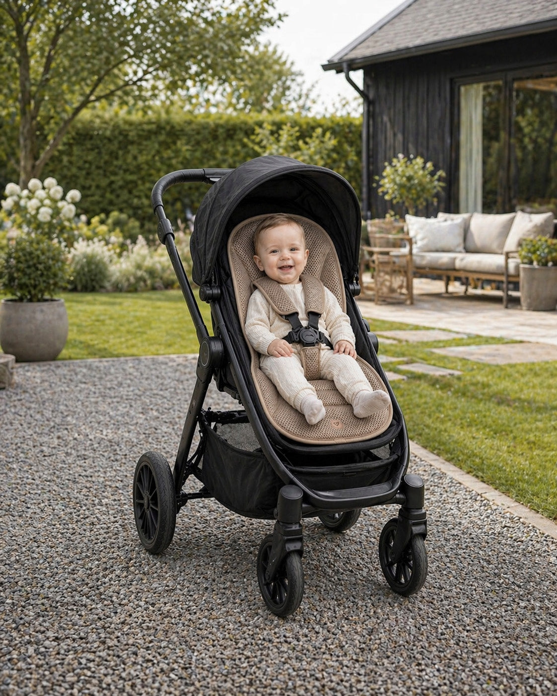 STROLLER INSERT UNIVERSAL BREATHABLE 3D BREATHABLE ZAFFIRO Packaging status original