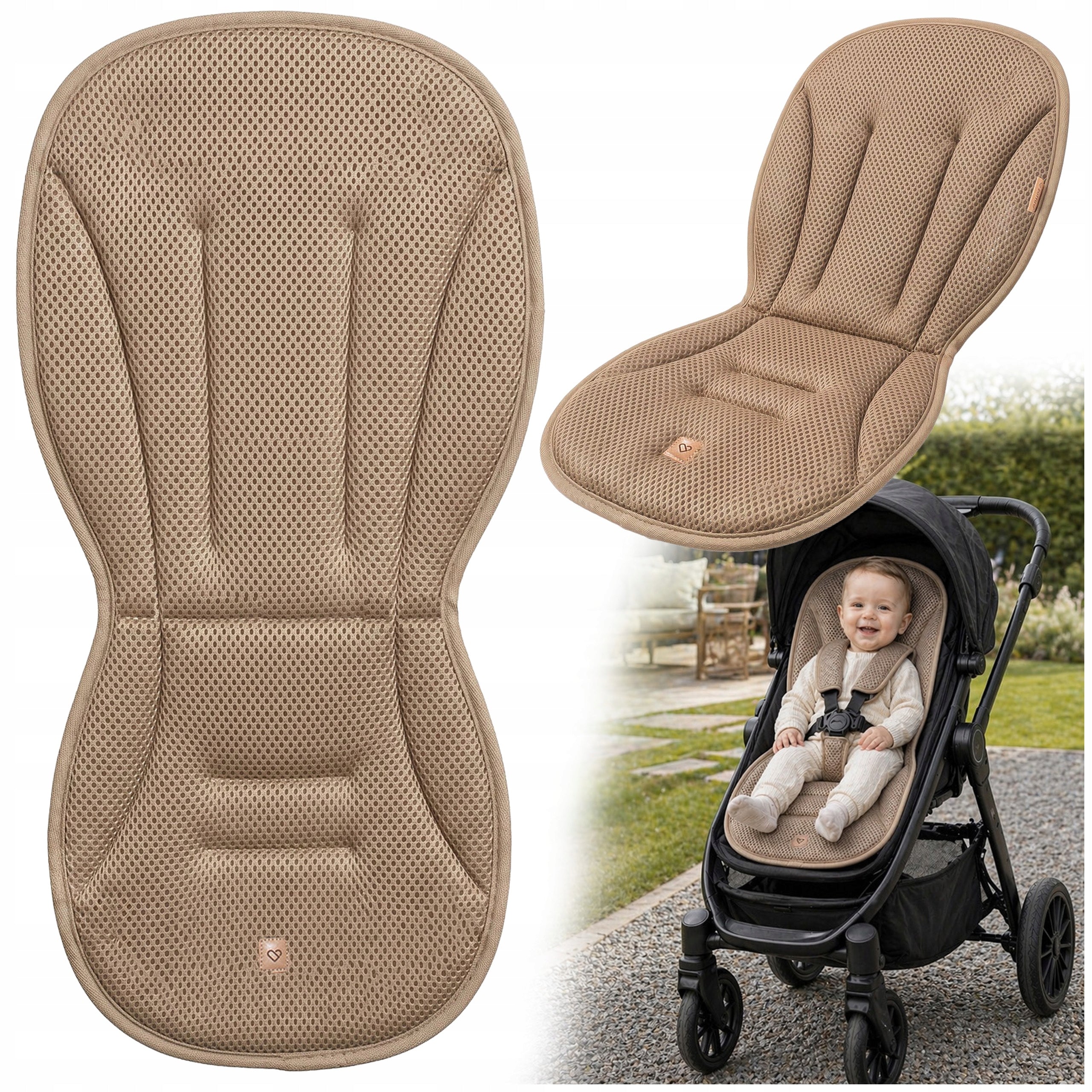 STROLLER INSERT UNIVERSAL BREATHABLE 3D BREATHABLE ZAFFIRO
