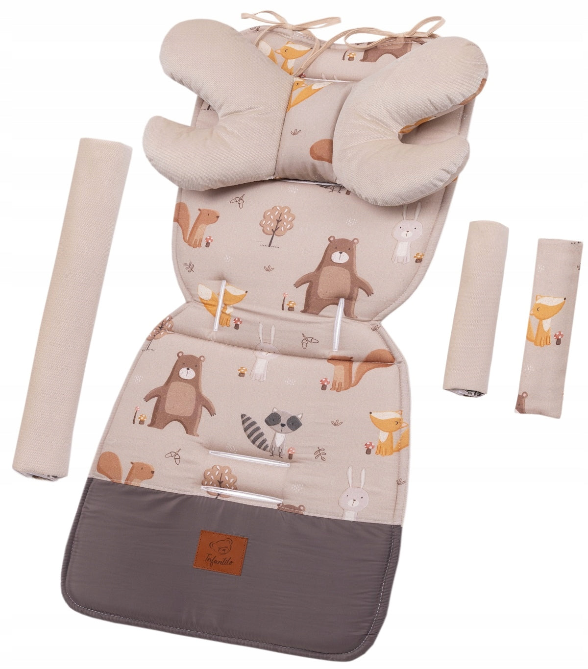 STROLLER INSERT UNIVERSAL DOUBLE-SIDED SET PLEASANT VELVET