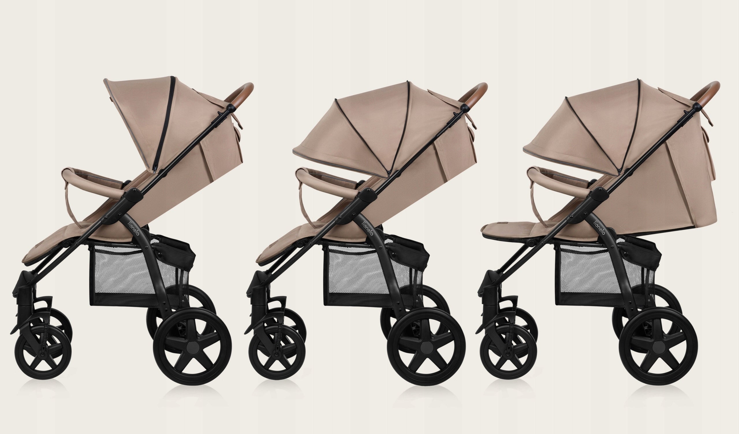 STROLLER LIONELO ANNET LARGE MOSQUITO NET WHEELS UP TO 22KG LEG GUARD Brand Lionelo