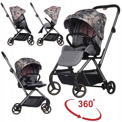 STROLLER SWIVEL LIGHT FRONT REAR 0-22 KG + ACCESSORIES BOUQUET