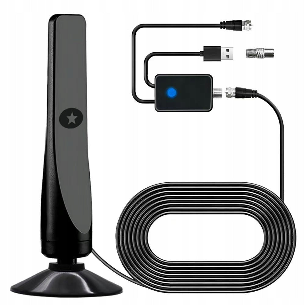 STRONG ACTIVE ROOM ANTENNA DVBT-2 TV FHD 4K MUX-8 LTE MAGNET AMPLIFICATION Packaging status original