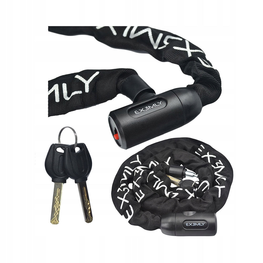STRONG BICYCLE CLASP FOR SCOOTER CHAIN KEY LOCK EX3MLY