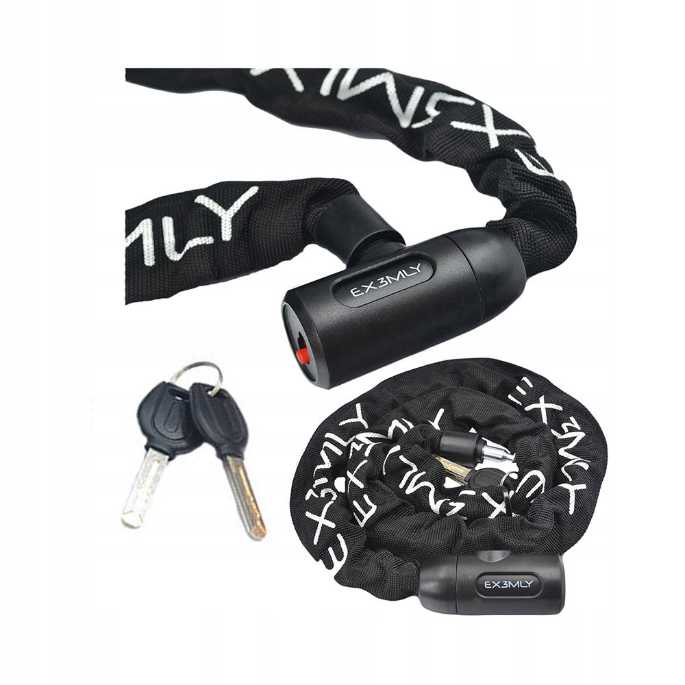 STRONG BICYCLE CLASP FOR SCOOTER CHAIN KEY LOCK EX3MLY