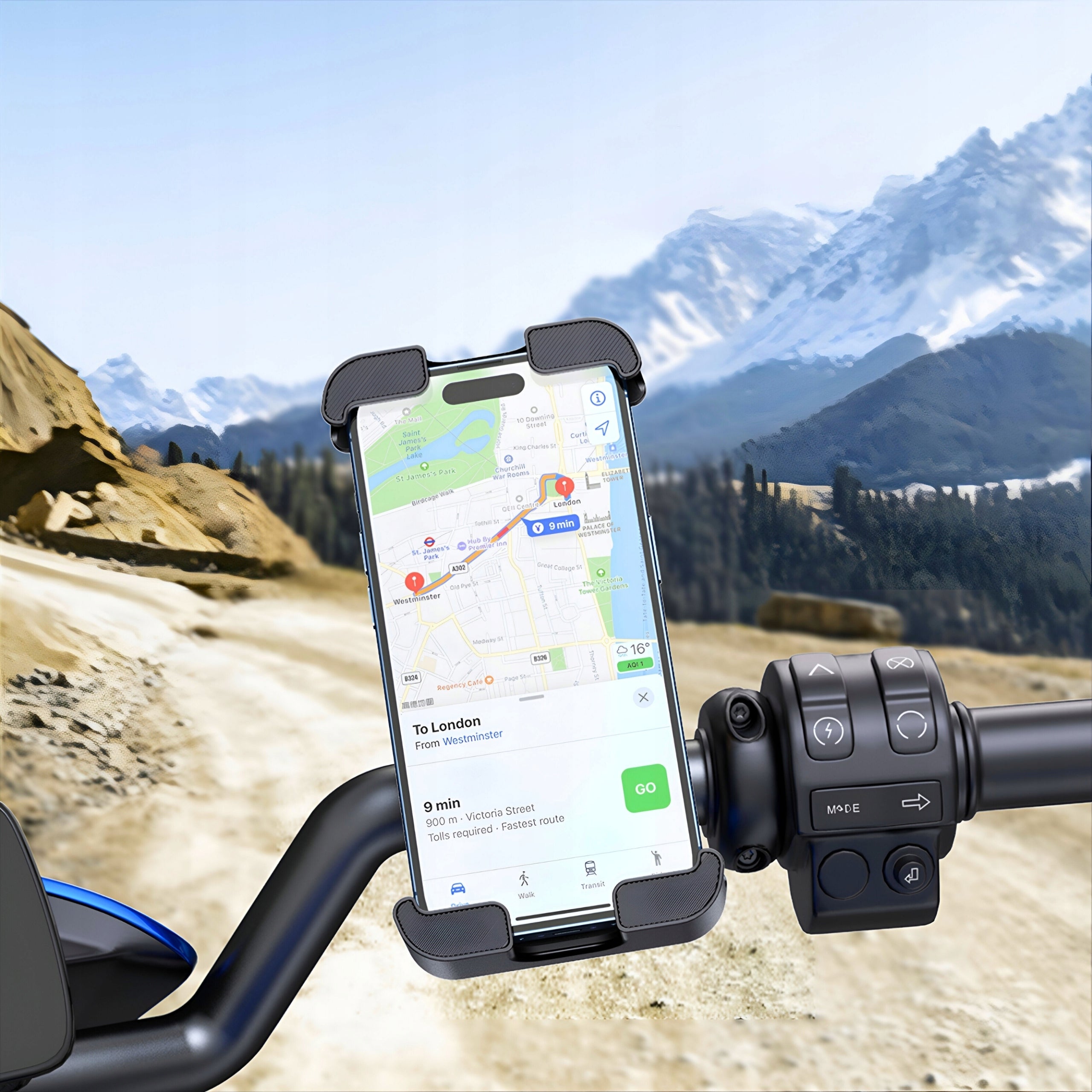 STRONG BICYCLE PHONE HOLDER FOR SCOOTER MOTORCYCLE BIKE HANDLEBAR Customs tariff code 87149990
