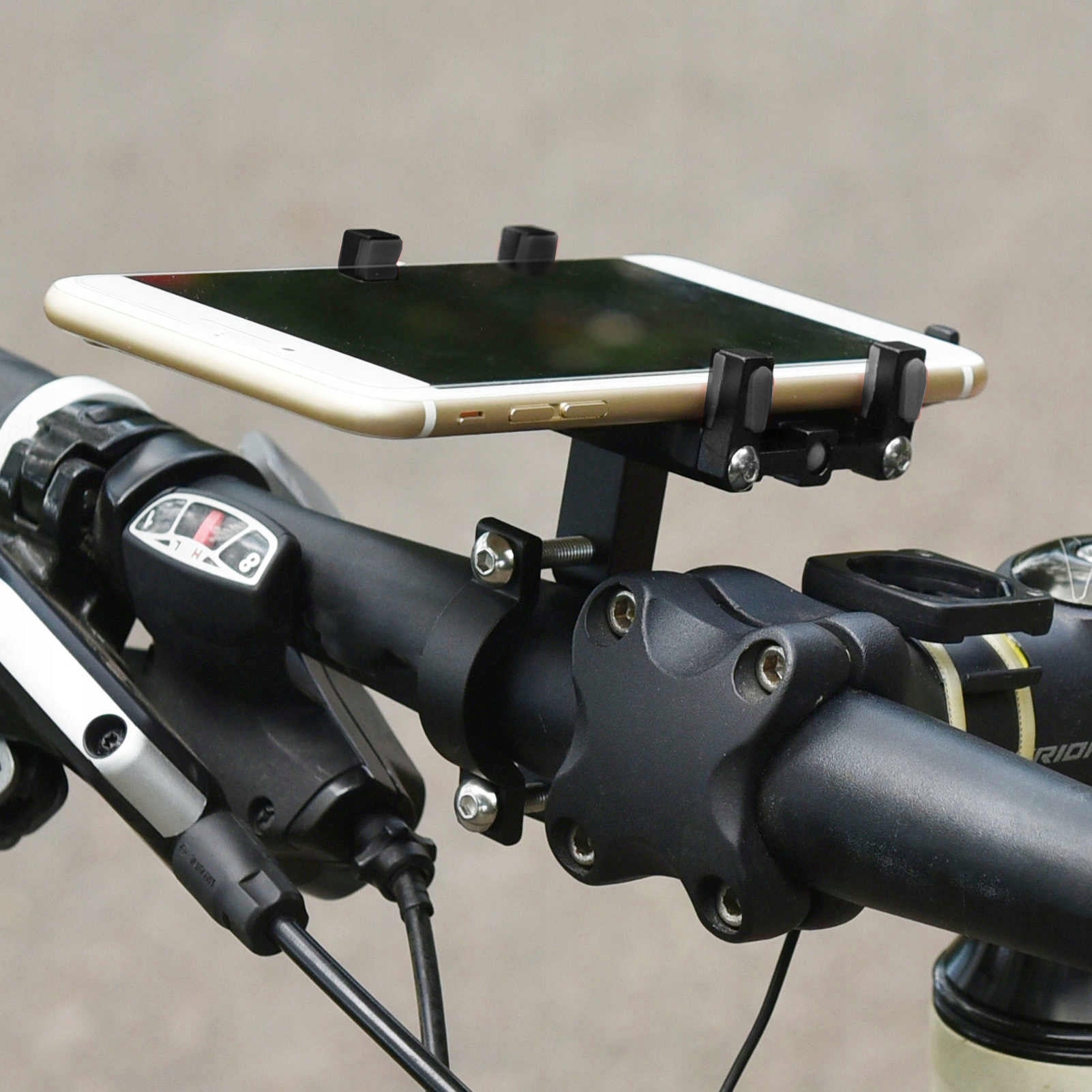 STRONG BICYCLE PHONE HOLDER MOTORCYCLE METAL Model Metalowy M199