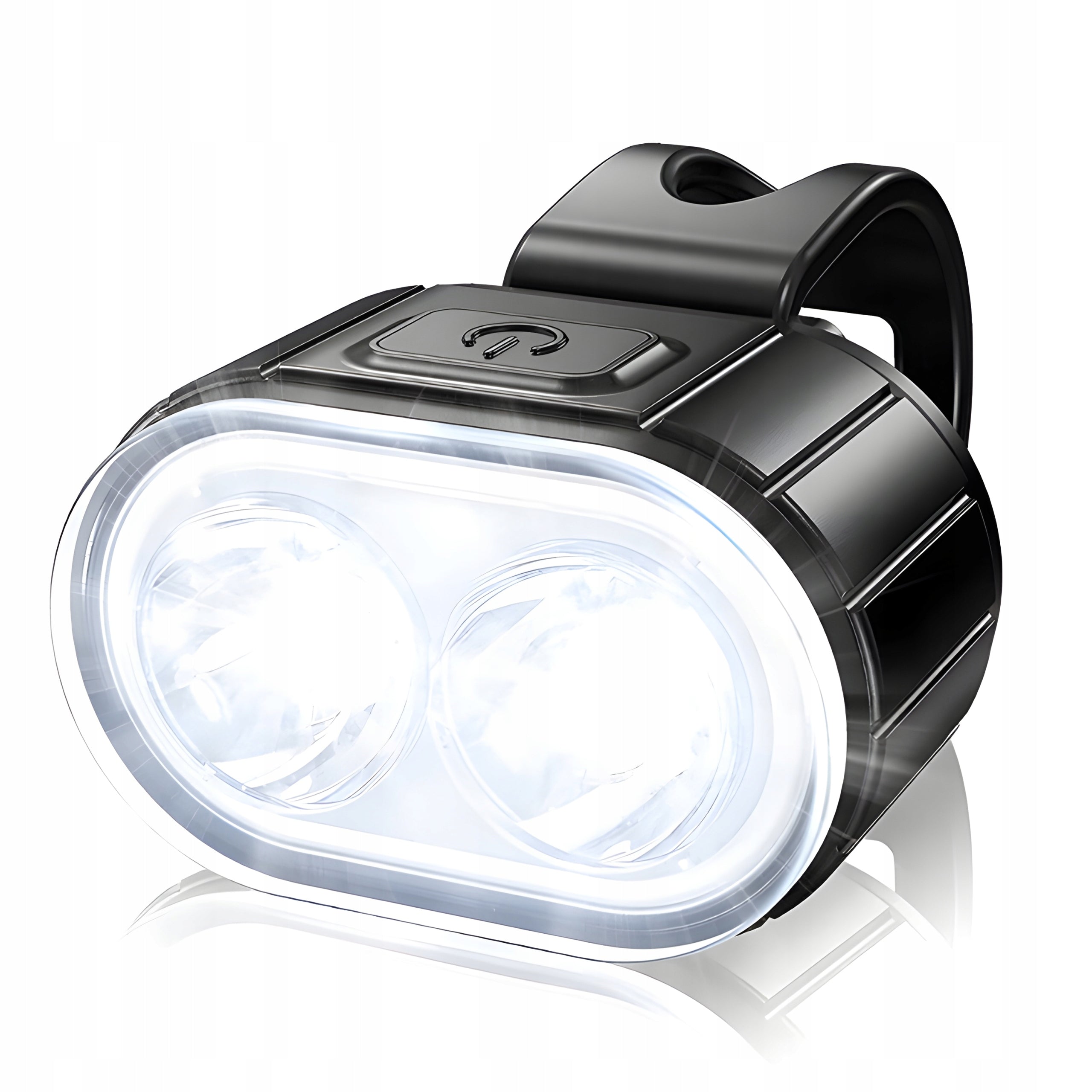 STRONG BIKE LIGHT RECHARGEABLE LED FLASHLIGHT USB FRONT + BACK SET Kind set