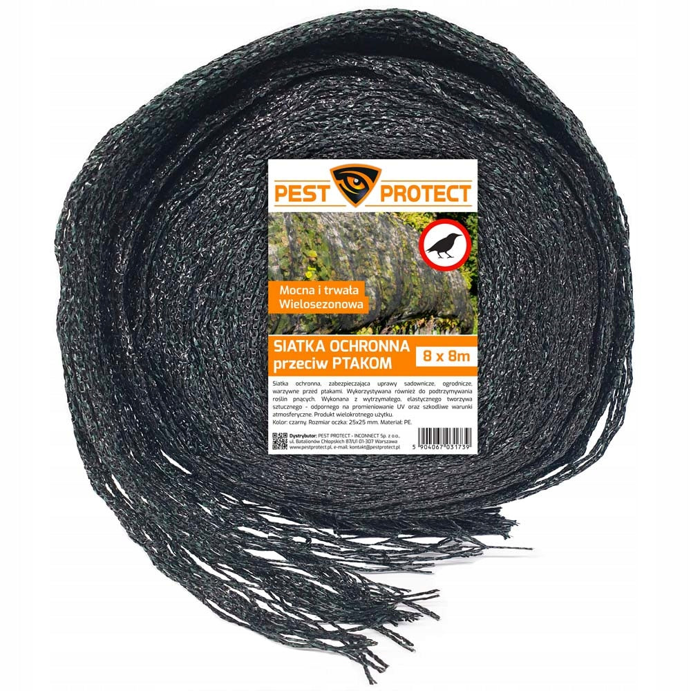 STRONG BIRD NET STARLINGS AGAINST BIRDS 8x8m