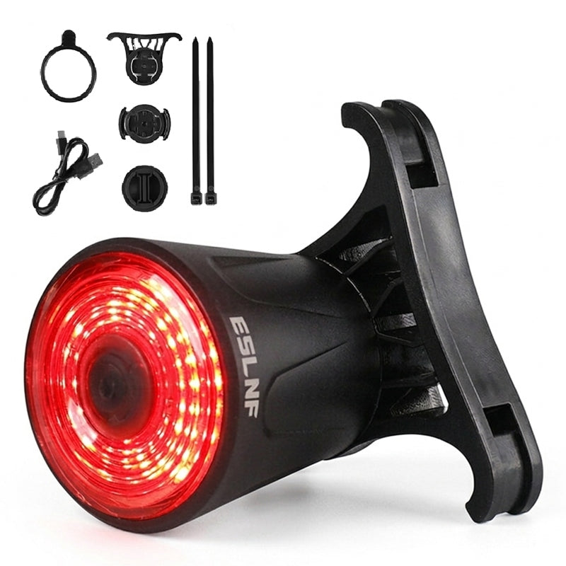 STRONG BRIGHT BICYCLE LIGHT REAR SMART UNDER SADDLE WITH BRAKE SENSOR