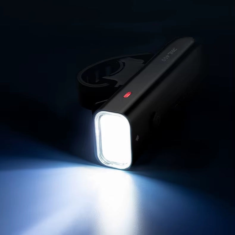 STRONG BRIGHT LIGHT BICYCLE LAMP FRONT FLASHLIGHT 400 LUMENS IPX6 TYPE C Manufacturer code MOCNA JASNA LAMPKA ROWEROWA PRZEDNIA TYP C
