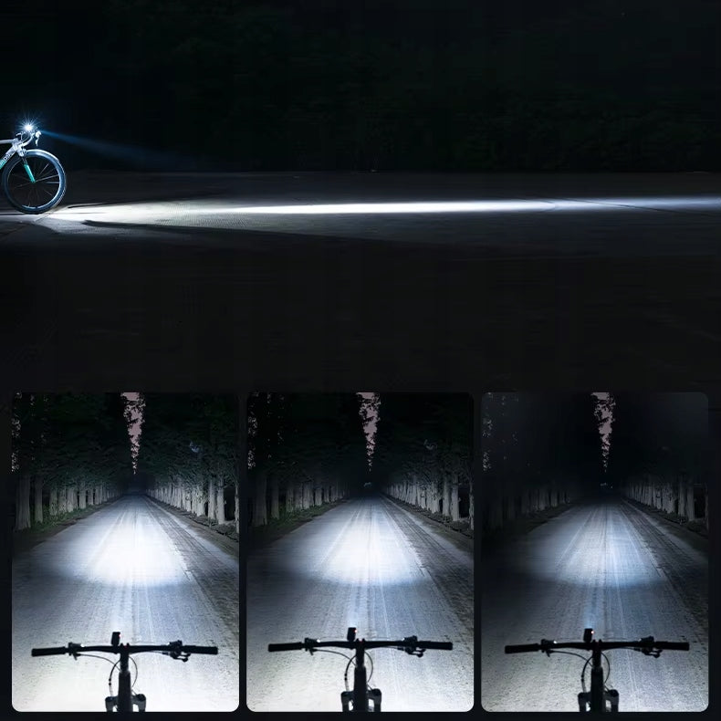 STRONG BRIGHT LIGHT BICYCLE LAMP FRONT FLASHLIGHT 600 LUMENS IPX6 TYPE C Light source LED