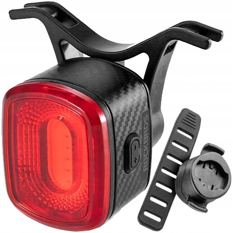 STRONG BRIGHT LIGHT REAR BICYCLE LAMP UNDER SADDLE WITH BRAKE SENSOR