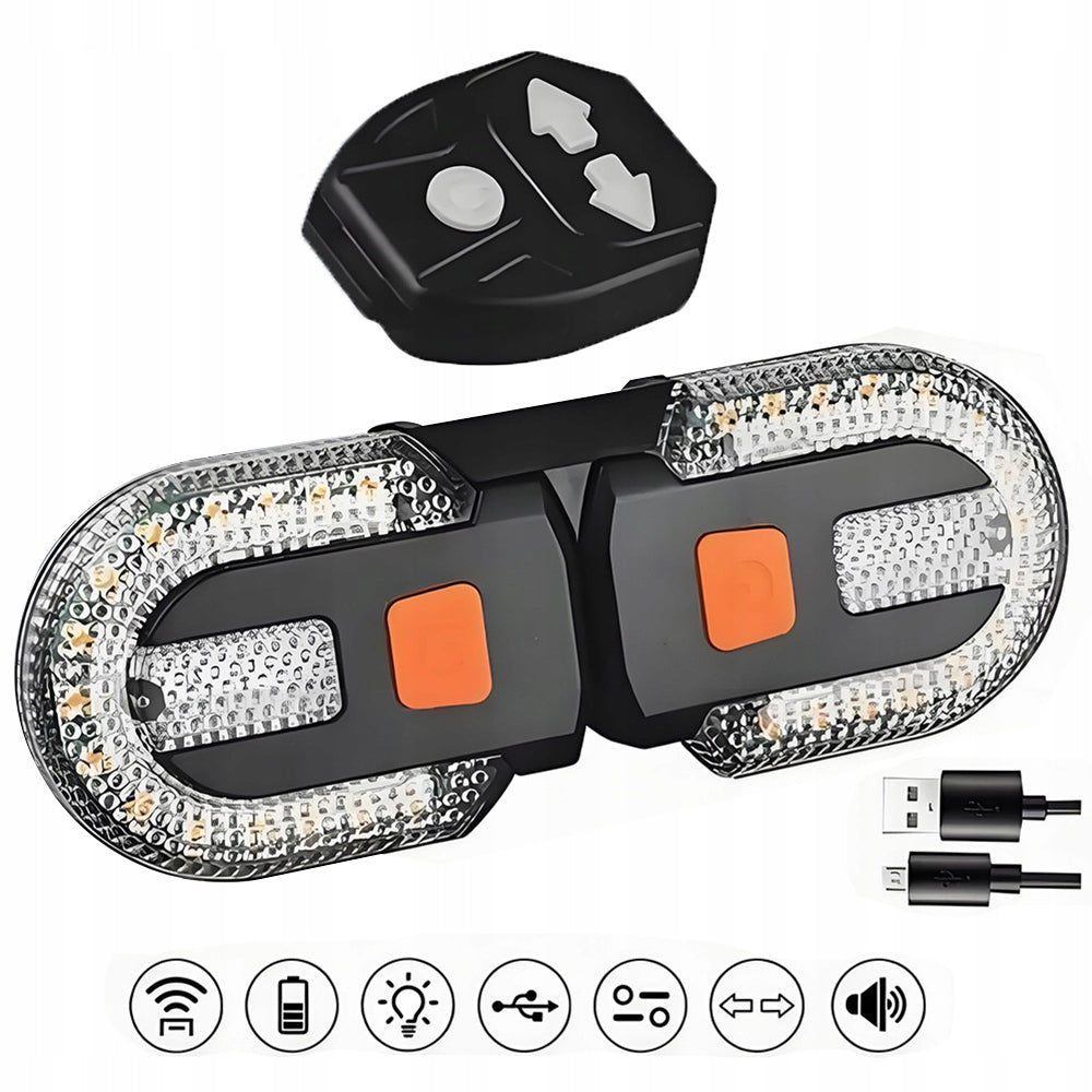 STRONG BRIGHT REAR BICYCLE WITH Wireless Remote Control 5Modes Rear lamp