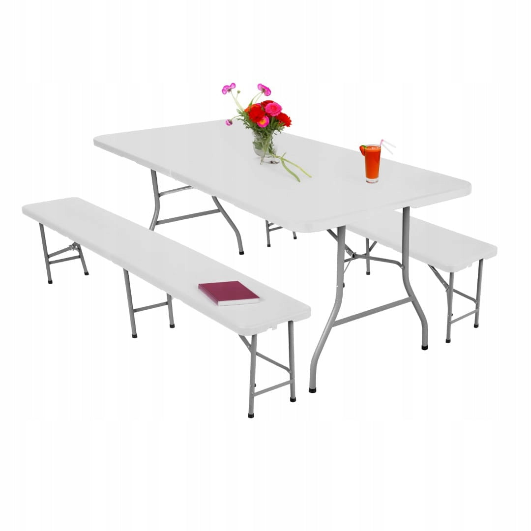 STRONG Catering Set Banquet Set TABLE 2 BENCHES for 8 people Packaging status original