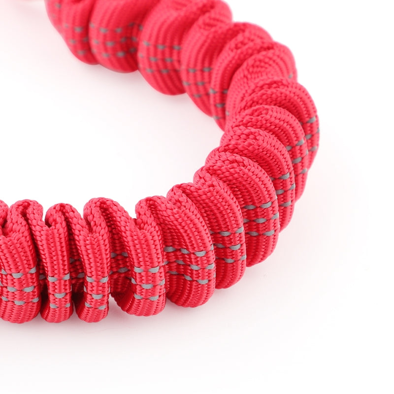 STRONG Dog Car Belt with Shock Absorber HUGGY DOGGY Lock red Trade name Pas samochodowy dla psa z amortyzatorem dla bezpieczeństwa podróży autem mocny