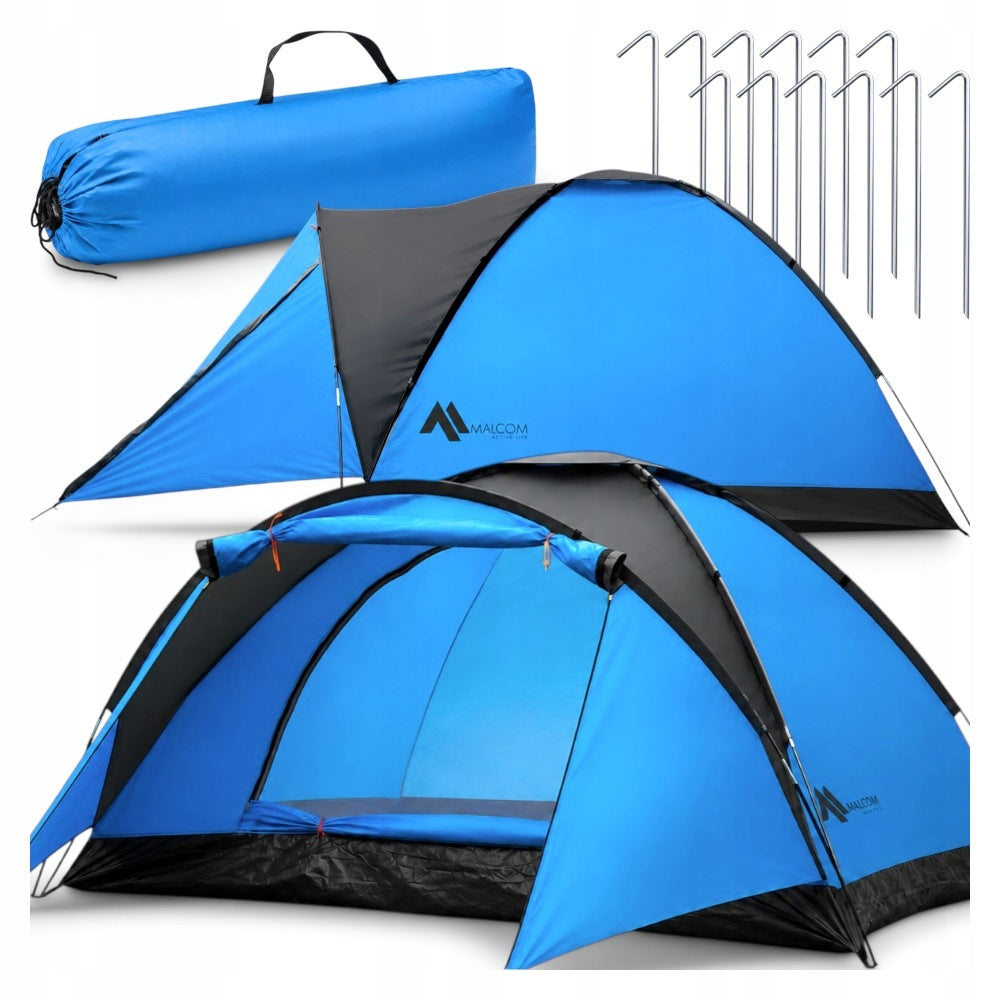 STRONG GARDEN TENT HIKING CAMPING 6-PERSON IGLO 240x290cm XXL