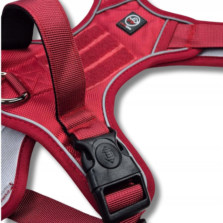 STRONG GUARD HARNESS for big dog BOSTON XL RED red wine Manufacturer code 5906555650521