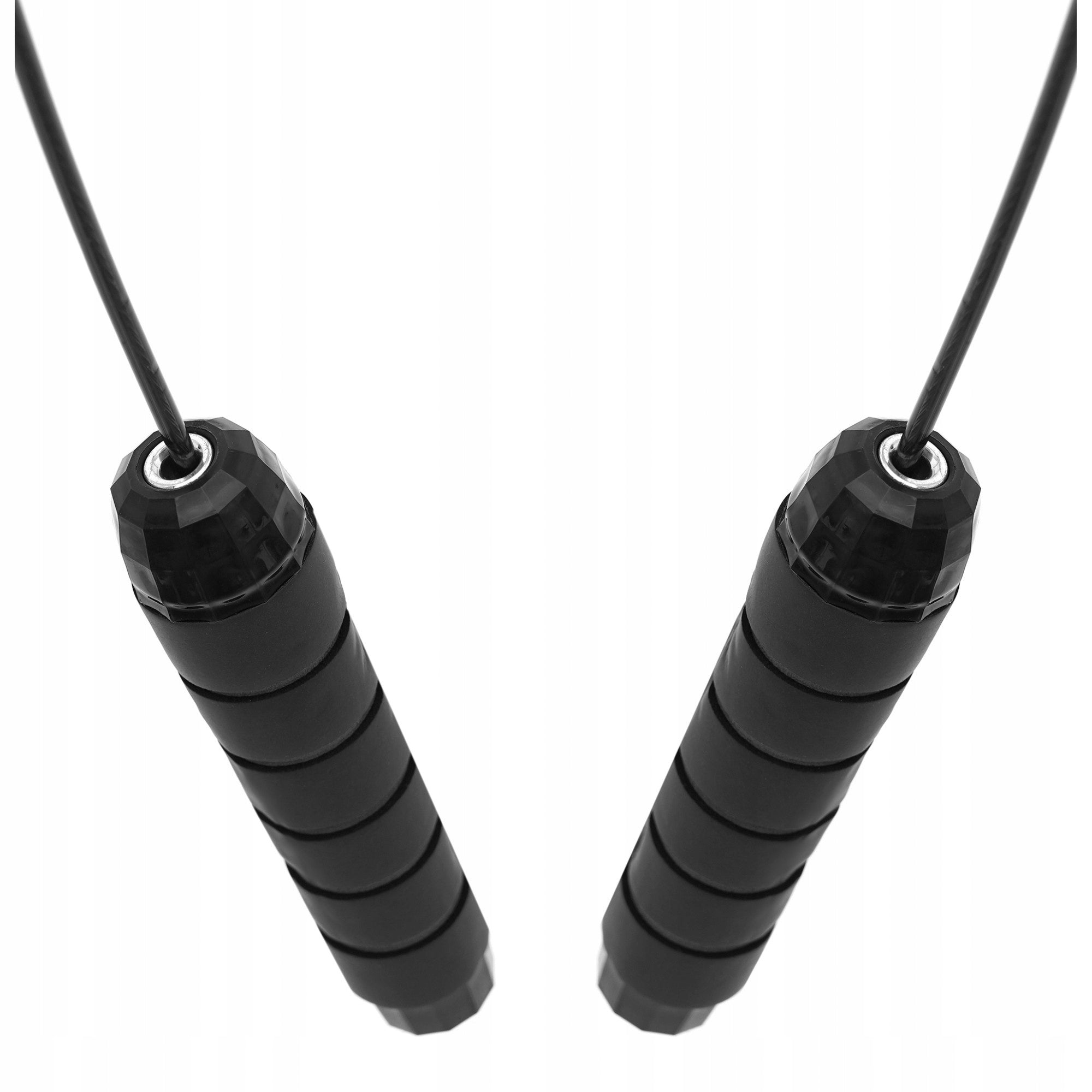 STRONG JUMP ROPE WITH BEARINGS ADJUSTABLE WITH LOAD CORNIX Black Model Speed Rope Classic XR-0353 Black